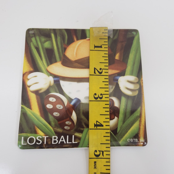 BTB, Inc Be The Ball Golf Theme Mini Hot Plates/Coasters Set Of 3 - Picture 5 of 8